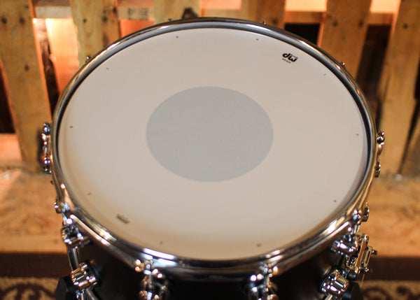 DW Performance Charcoal Metallic Hard Satin Snare Drum - 8x14