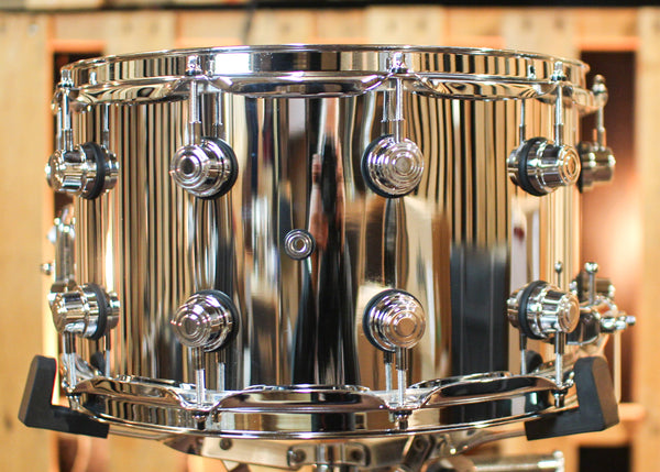 DW 8x14 Performance Chrome over Steel Snare Drum - DRPM0814SSCS