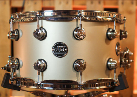 DW Performance Gold Mist Metallic Hard Satin Snare Drum - 8x14