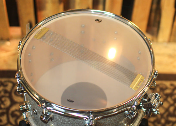 DW Performance Silver Sparkle Snare Drum - 8x14