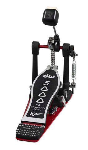 DW 5000 Series Accelerator Double Chain Drive Extended Footboard Single Bass Drum Pedal - DWCP5000AD4XF