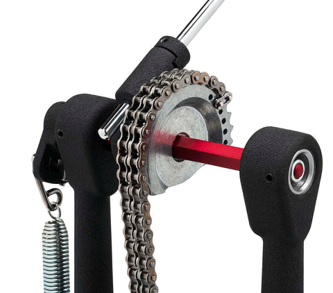 DW 5000 Series Turbo Double Chain Drive Single Bass Drum Pedal - DWCP5000TD4