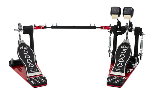 Used DW 5000 Series Single Chain Drive Double Bass Drum Pedal - DWCP5002AH4
