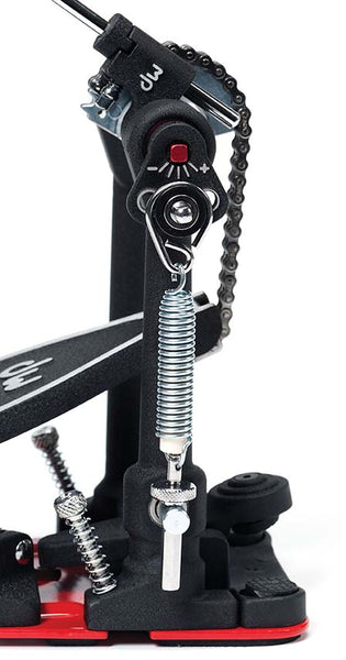 Used DW 5000 Series Turbo Double Chain Drive Double Bass Drum Pedal - DWCP5002TD4