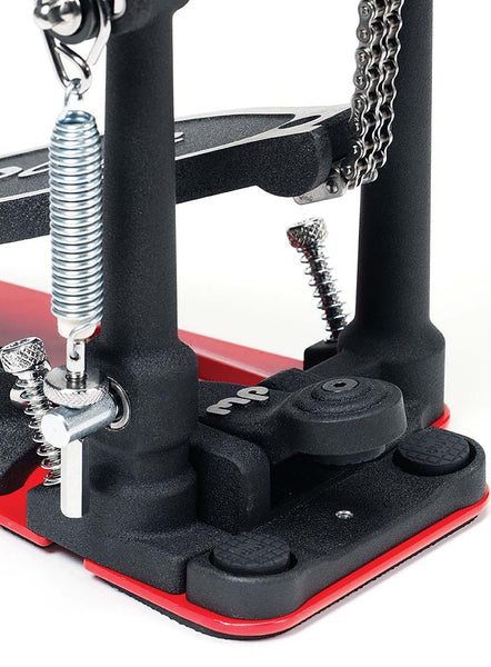 Used DW 5000 Series Turbo Double Chain Drive Double Bass Drum Pedal - DWCP5002TD4