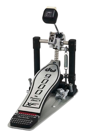 DW 9000 Series Double Chain Drive Extended Footboard Single Bass Drum Pedal - DWCP9000XF
