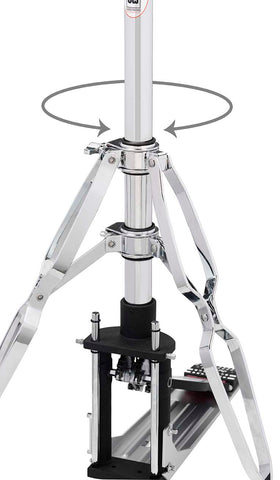Used DW 9000 Series Double Braced 2-Leg Hi Hat Stand - DWCP9500TB