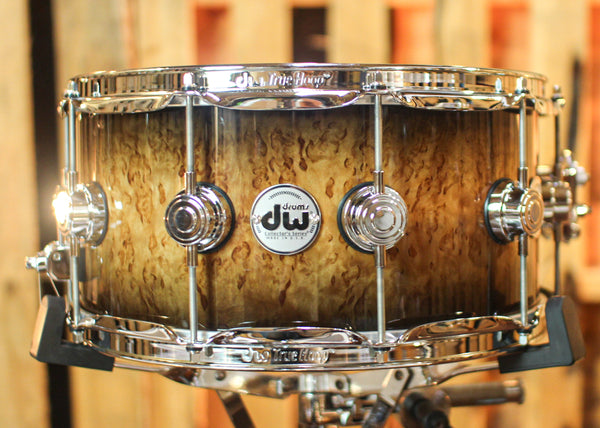 DW Collector's Birch Candy Black Burst over Kurillian Birch Drum Set - 22,10,12,14,16,6.5x14 - SO#1291943