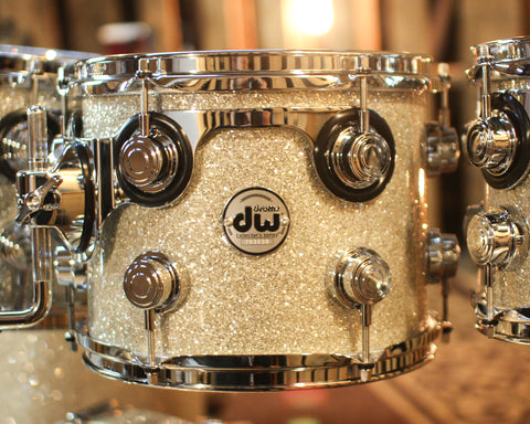 DW Collector's Cherry Mahogany Broken Glass Drum Set - 22,8,10,12,16,18 - SO#1398396