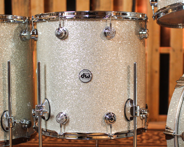 DW Collector's Cherry Mahogany Broken Glass Drum Set - 22,8,10,12,16,18 - SO#1398396