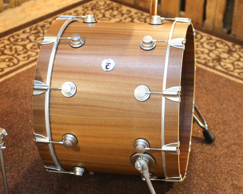 DW Collector's Cherry Mahogany Natural Satin Oil Drum Set - 22,10,12,16 - SO#1439019