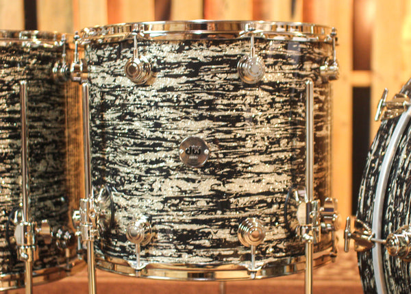 DW Collector's Classics Black Oyster Glass Drum Set - 24,13,16,18 - SO#1315064