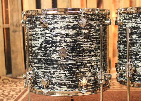 DW Collector's Classics Black Oyster Glass Drum Set - 24,13,16,18 - SO#1315064