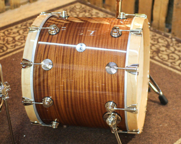 DW Collector's Contemporary Classics Natural Lacquer Drum Set - 22,10,12,14,16,14sn - SO#1432858
