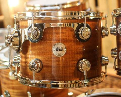 DW Collector's Contemporary Classics Natural Lacquer Drum Set - 22,10,12,14,16,14sn - SO#1432858