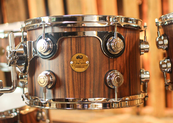 DW Collector's Jazz Cherry Gum Santos Rosewood Drum Set - 20,10,12,14,14sn - SO#1291936