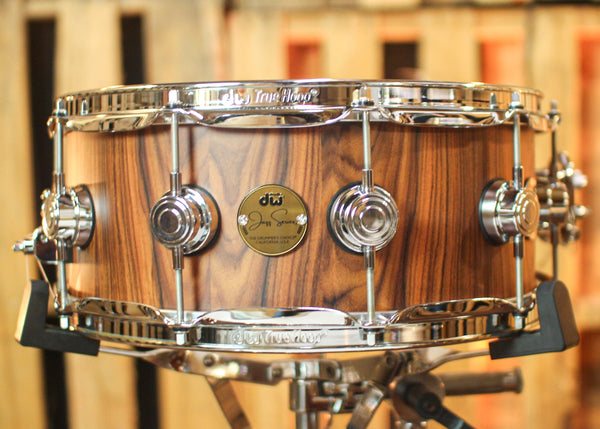 DW Collector's Jazz Cherry Gum Santos Rosewood Drum Set - 20,10,12,14,14sn - SO#1291936