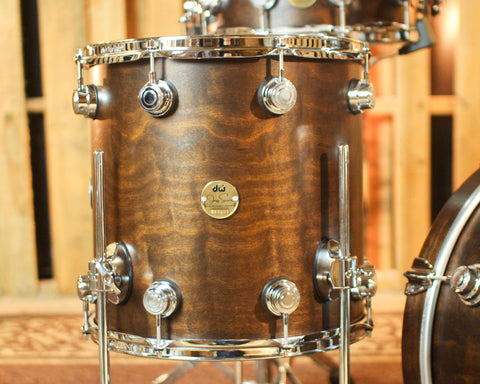 DW Collector's Jazz Cherry Gum Walnut Stain Drum Set - 20,12,14,14sn - SO#1420475