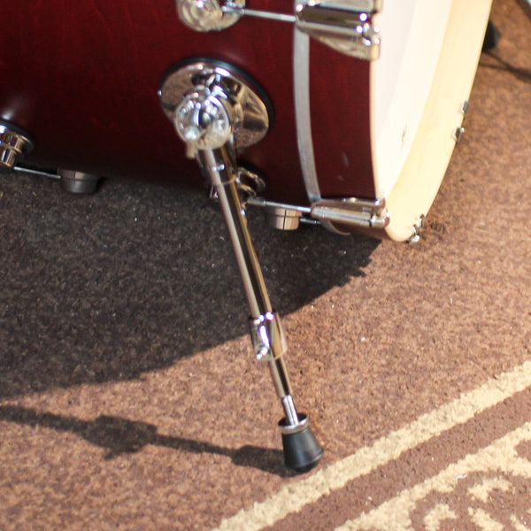 DW Collector's Jazz Maple Gum Cherry Satin Oil Drum Set - 24,13,16,18 - SO#1410733