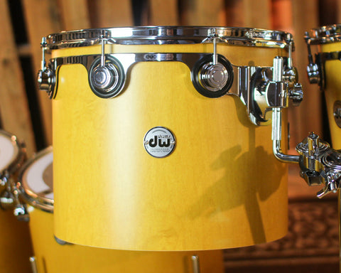 DW Collector's Maple 333 Amber Satin Oil Concert Tom Drum Set - 22,12,13,14,15,16,18 - SO#1439025