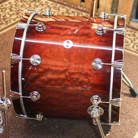 DW Collector's 333 Candy Apple Burst over Sapele Drum Set - 22,10,12,16 - SO#1354813