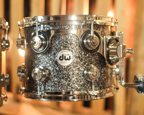 DW Collector's Maple 333 Black Galaxy Drum Set - 22,10,12,14,16 - SO#1428278