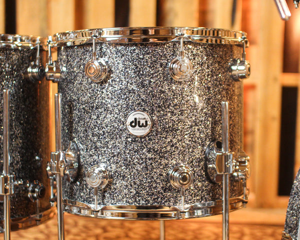 DW Collector's Maple 333 Black Galaxy Drum Set - 22,10,12,14,16 - SO#1428278