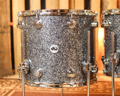 DW Collector's Maple 333 Black Galaxy Drum Set - 22,10,12,14,16 - SO#1428278