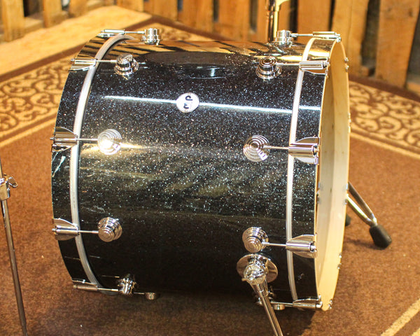DW Collector's Maple 333 Black Ice Drum Set - 22,10,12,14,16 - SO#1452309