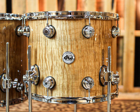 DW Collector's 333 Heartwood Curly Maple Drum Set - 22,10,12,14,16 - SO#1382339
