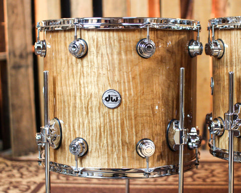 DW Collector's 333 Heartwood Curly Maple Drum Set - 22,10,12,14,16 - SO#1382339