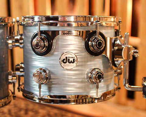 DW Collector's Maple 333 Pale Blue Oyster Drum Set - 22,10,12,14,16 - SO#1382083