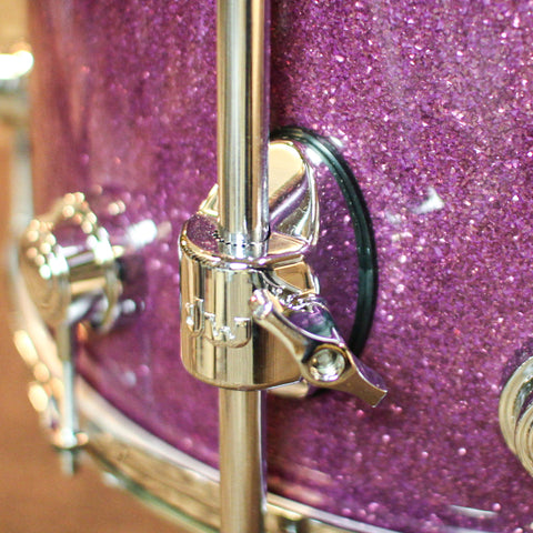 DW Collector's Maple 333 Purple Glass Drum Set - 22,10,12,14,16 - SO#1362723