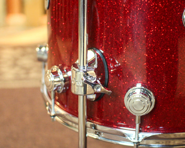 DW Collector's Maple 333 Ruby Glass Drum Set - 16x20,8x12,14x14 - SO#1452227