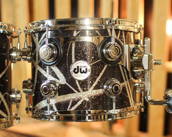 DW Collector's 333 Smoke Glass Contrail Drum Set - 22,10,12,14,16 - SO#1426266