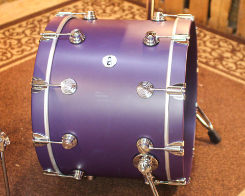 DW Collector's Maple 333 Solid Purple Hard Satin Drum Set - 22,10,12,16 - SO#1448300