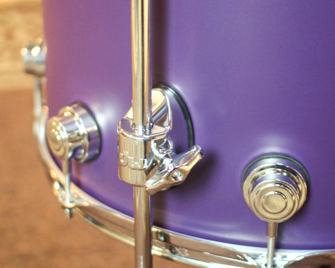 DW Collector's Maple 333 Solid Purple Hard Satin Drum Set - 22,10,12,16 - SO#1448300