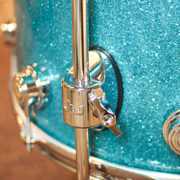 DW Collector's Maple 333 Teal Glass Drum Set - 20,12,14,16,14sn - SO#1429990