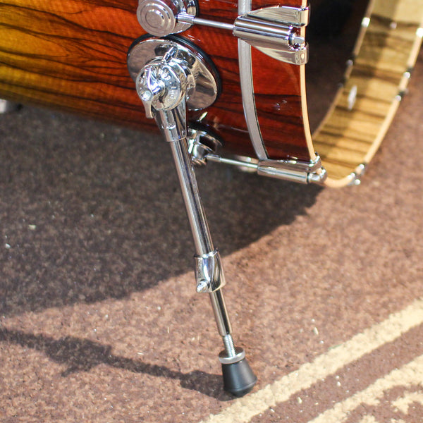 DW Collector's Maple 333 Tequila Sunrise Fade over Black Limba Drum Set - 22,10,12,14,16 - SO#1430088