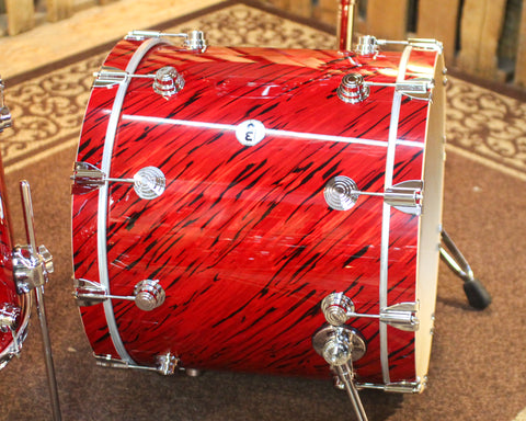 DW Collector's Maple 333 Twisted Red Lava Drum Set - 22,10,12,16 -  SO#1447459