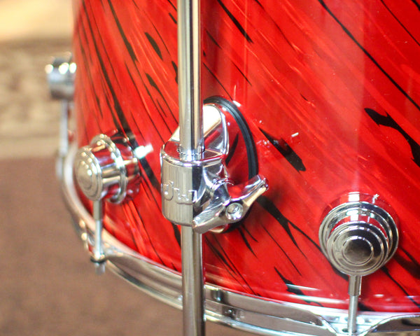 DW Collector's Maple 333 Twisted Red Lava Drum Set - 22,10,12,16 -  SO#1447459