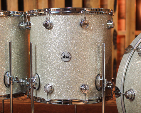 DW Collector's Maple Mahogany Broken Glass Drum Set - 24,13,16,18 - SO#1438335