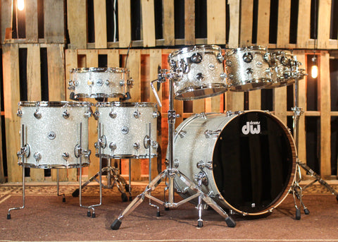DW Collector's Maple Mahogany Broken Glass Drum Set - 22,8,10,12,14,16,14 - SO#1438707