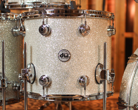 DW Collector's Maple Mahogany Broken Glass Drum Set - 22,10,12,14,16,14sn - SO#1416749