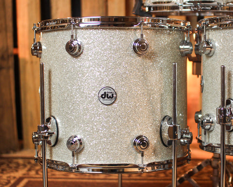 DW Collector's Maple Mahogany Broken Glass Drum Set - 22,10,12,14,16,14sn - SO#1416749