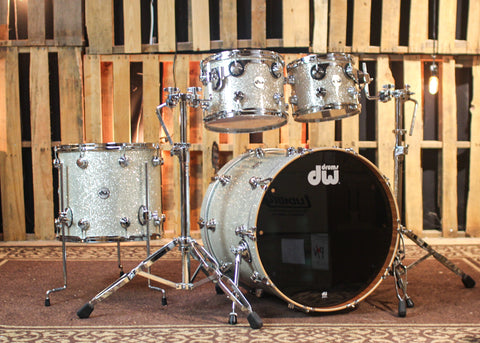 DW Collector's Maple Mahogany Broken Glass Drum Set - 22,10,12,16 - SO#1331098
