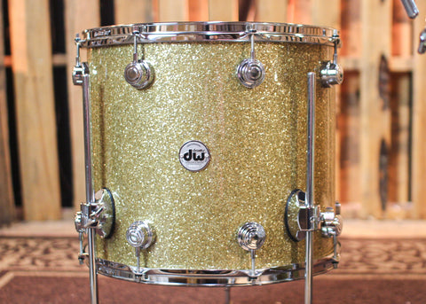 DW Collector's Maple Mahogany Gold Glass Drum Set - 22,10,12,16 - SO#1331100