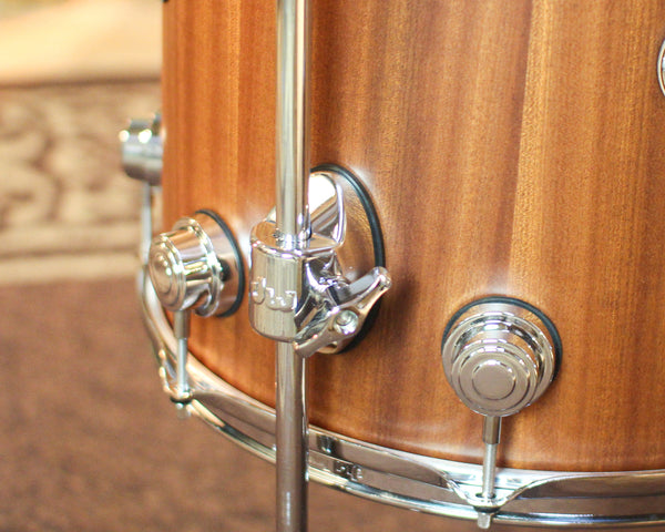 DW Collector's Maple Mahogany Natural Hard Satin Drum Set - 18,12,14 - SO#1431307