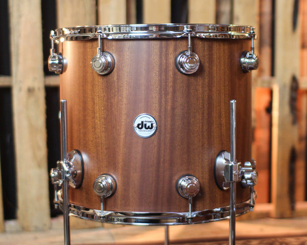 DW Collector's Maple Mahogany Natural Hard Satin Drum Set - 22,22,8,10,12,16 - SO#1326687