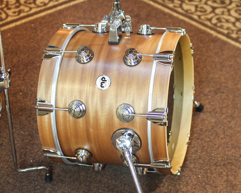 DW Collector's Maple Mahogany Natural Satin Oil Drum Set - 16,10,13,13 - SO#1439014